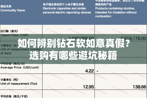 如何辨别钻石软如意真假？选购有哪些避坑秘籍